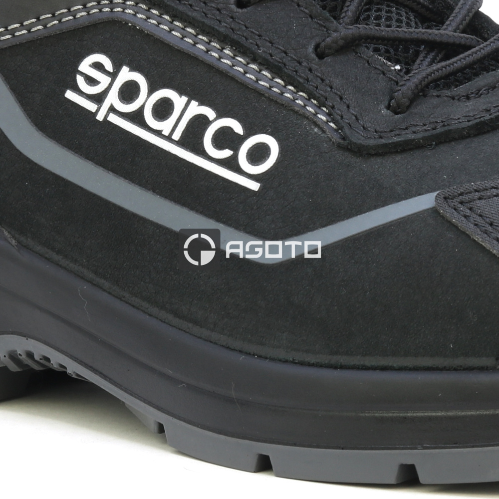 detail SPARCO Gregor S3 ESD černá pánská pracovní obuv