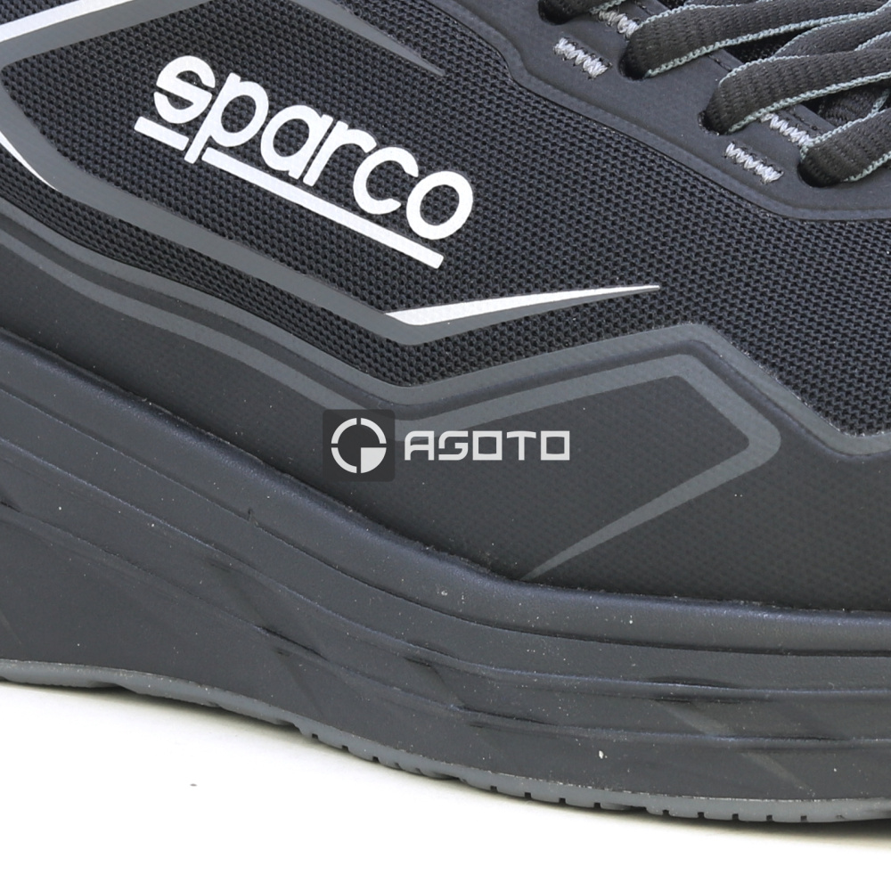 detail SPARCO Linford S1P ESD černá pánská pracovní obuv