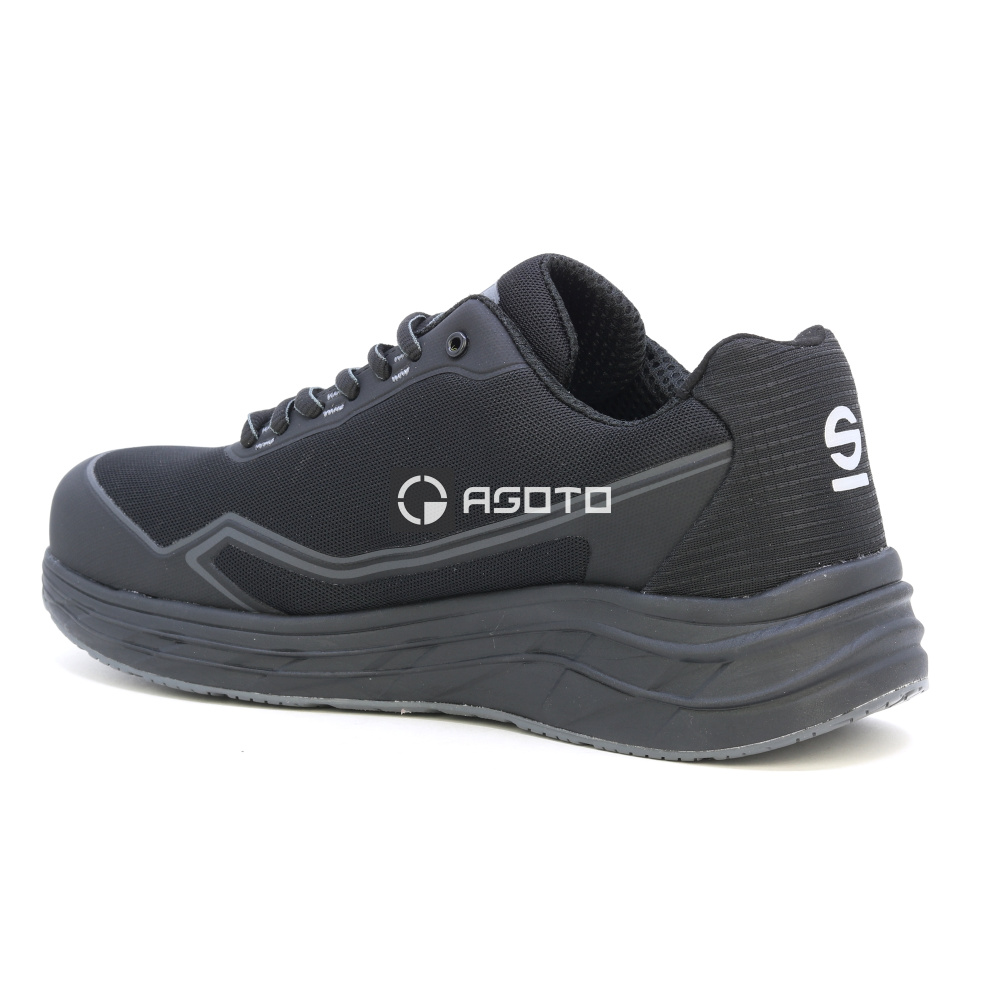 detail SPARCO Linford S1P ESD černá pánská pracovní obuv