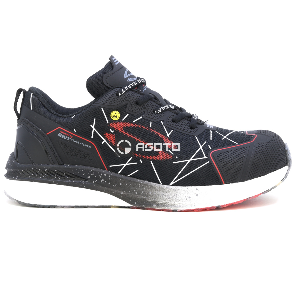 detail SIR Fuzzy S1P černá pánská pracovní obuv Dry Plus rychleschnoucí podšívka