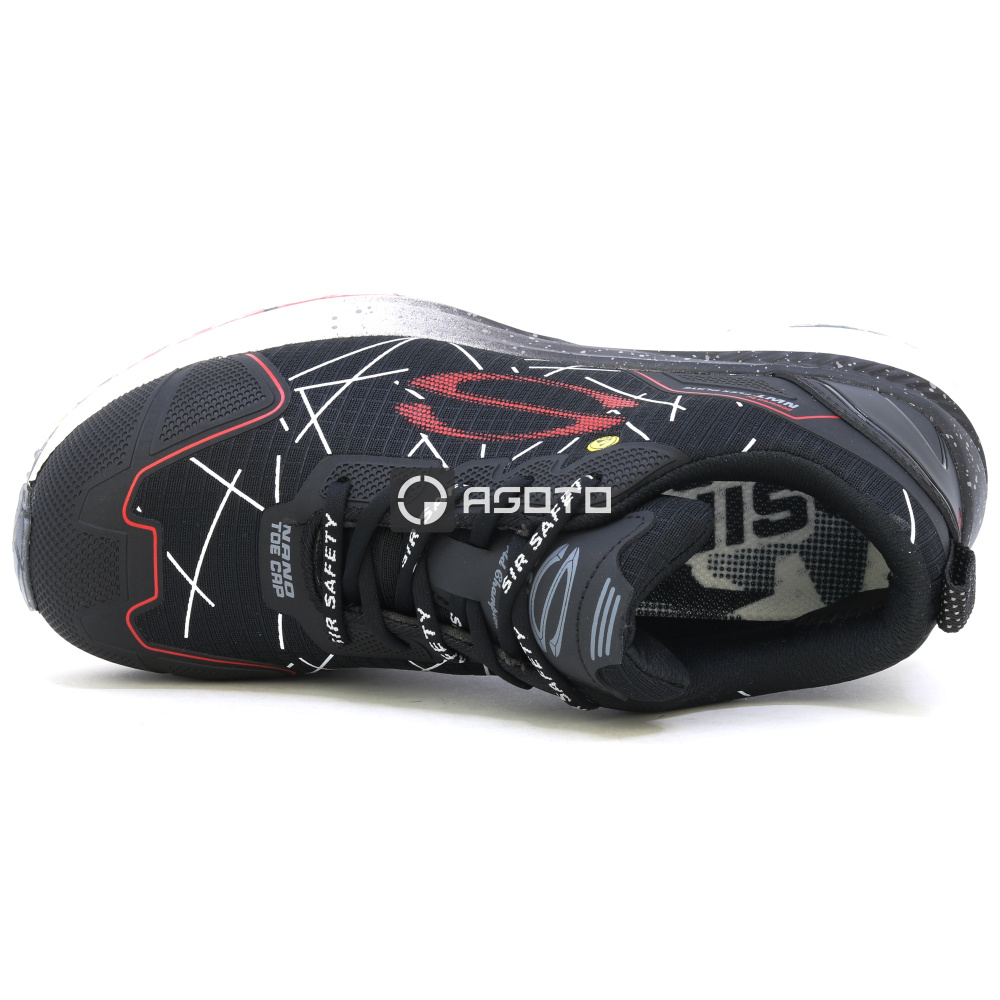 detail SIR Fuzzy S1P černá pánská pracovní obuv Dry Plus rychleschnoucí podšívka