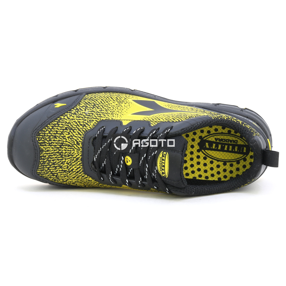 detail DIADORA Run Atom S3 ESD žlutá pánská pracovní obuv
