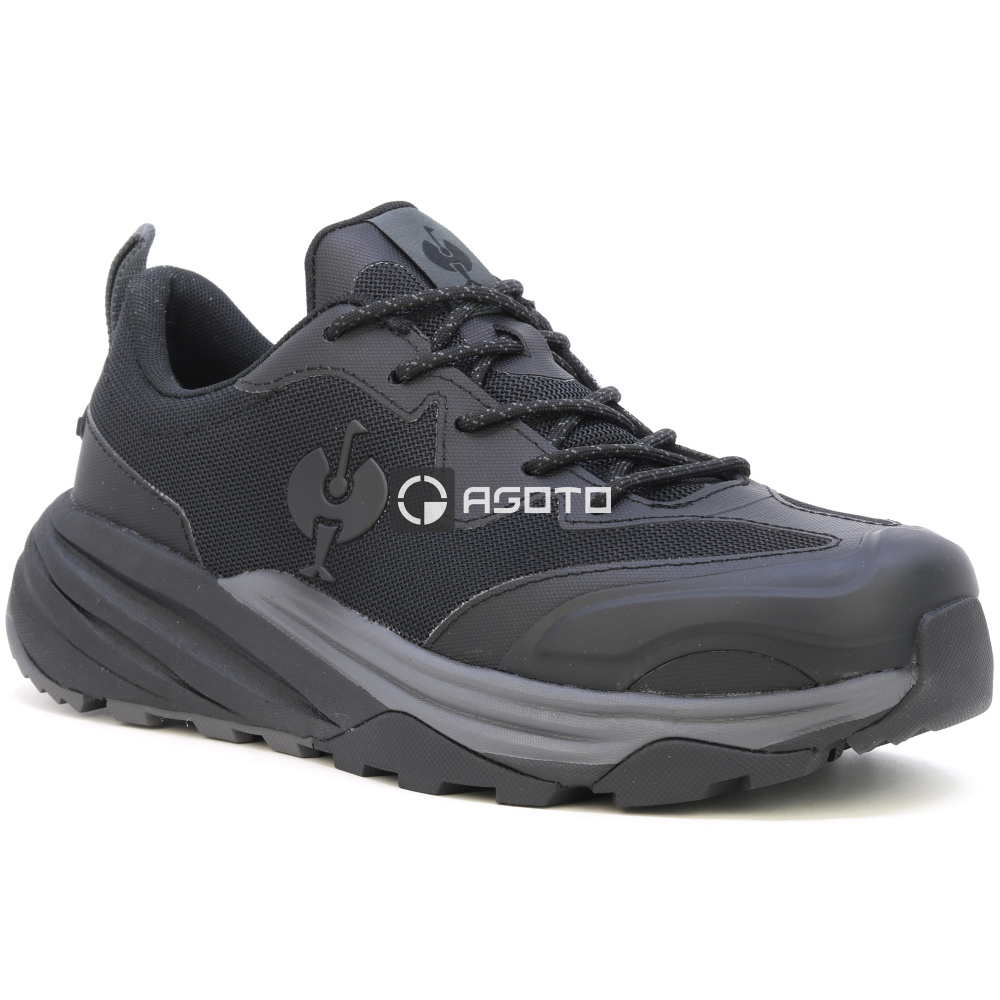 detail Engelbert Strauss Harlem S6 Low černá pánská pracovní obuv pro maximální pohodlí