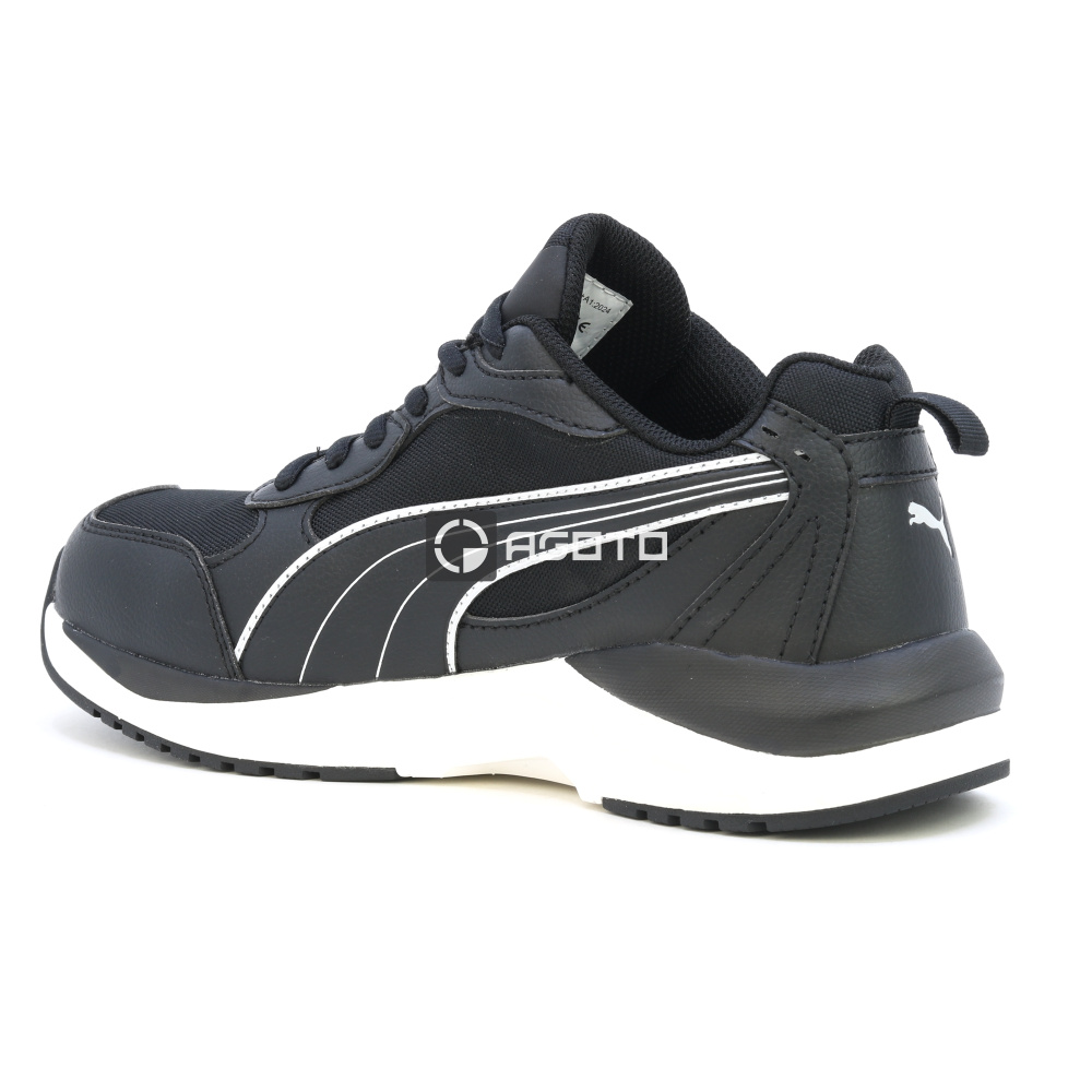 detail PUMA Safety Shift Low S3 pánská pracovní obuv polobotka černá lehká pohodlná