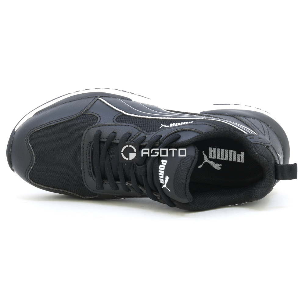 detail PUMA Safety Shift Low S3 pánská pracovní obuv polobotka černá lehká pohodlná