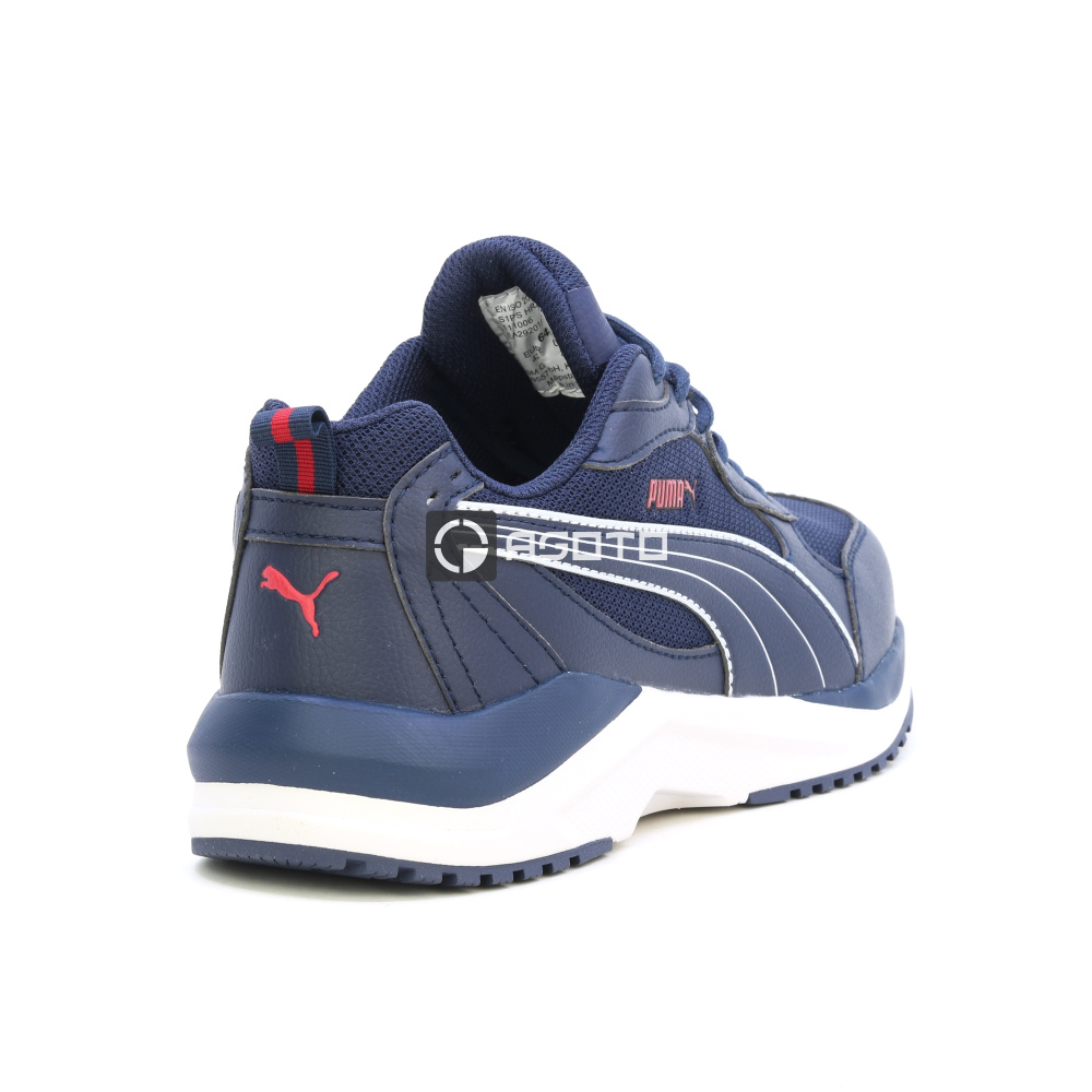 detail PUMA Shift Blue Low S1P modrá pánská pracovní obuv