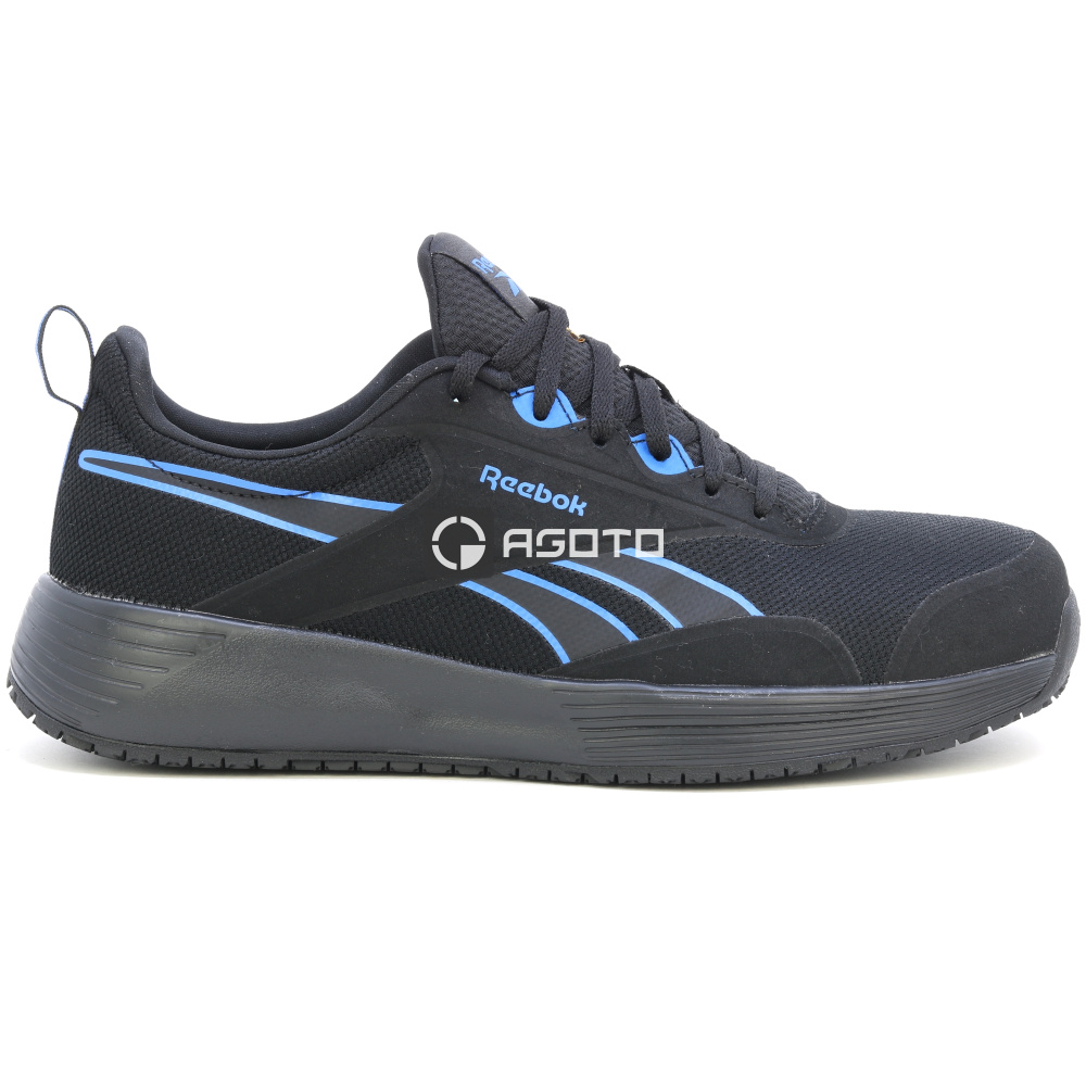 detail REEBOK IB5107 Lite Plus S1P ESD černá pánská lehká pracovní obuv