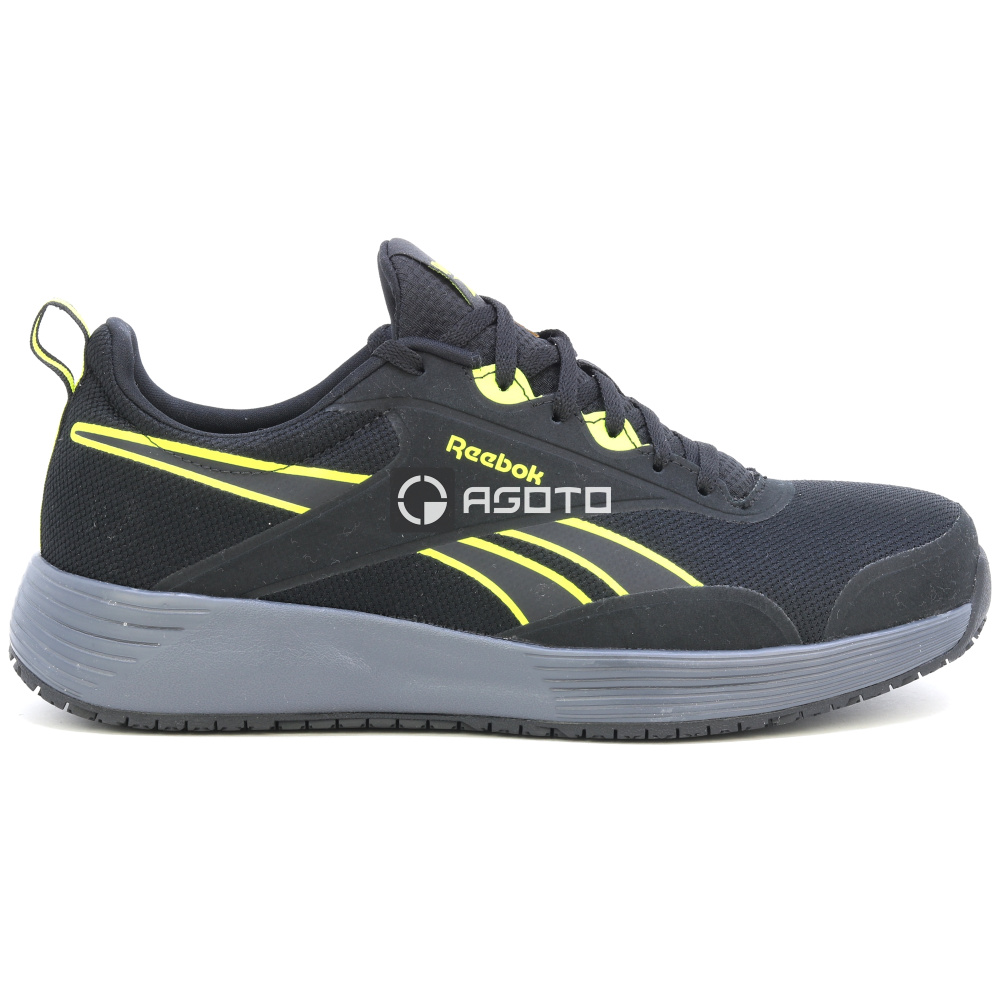 detail REEBOK IB5106 Lite Plus S1P ESD černá pánská lehká pracovní obuv