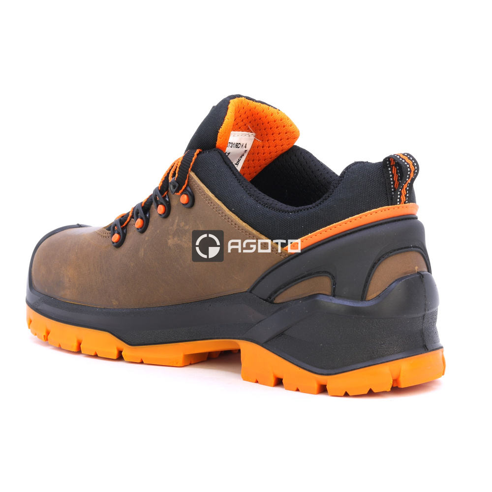 detail BICAP Seal Low S3 hnědá pánská pracovní obuv + ventilační systém Pro Air