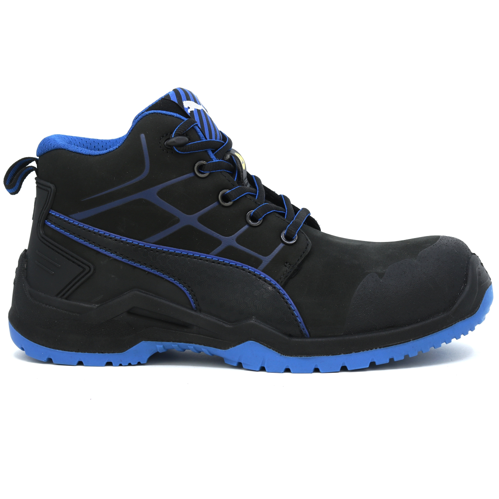 detail PUMA Krypton blue Mid S3 ESD Safety shoes