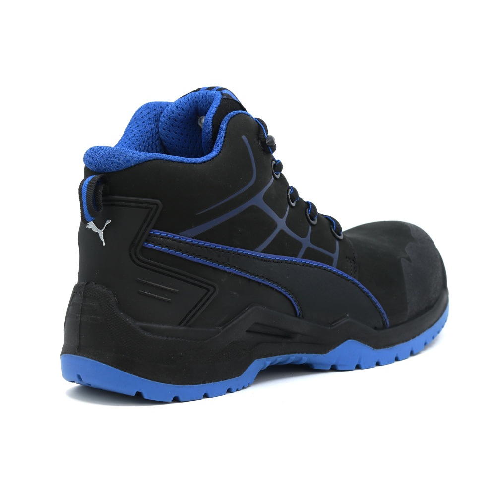 detail PUMA Krypton blue Mid S3 ESD Safety shoes