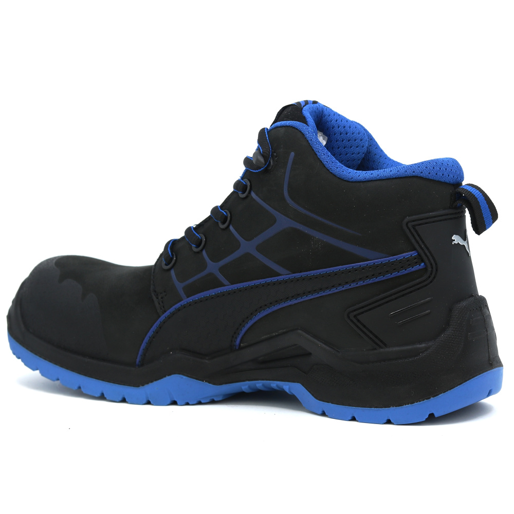 detail PUMA Krypton blue Mid S3 ESD Safety shoes