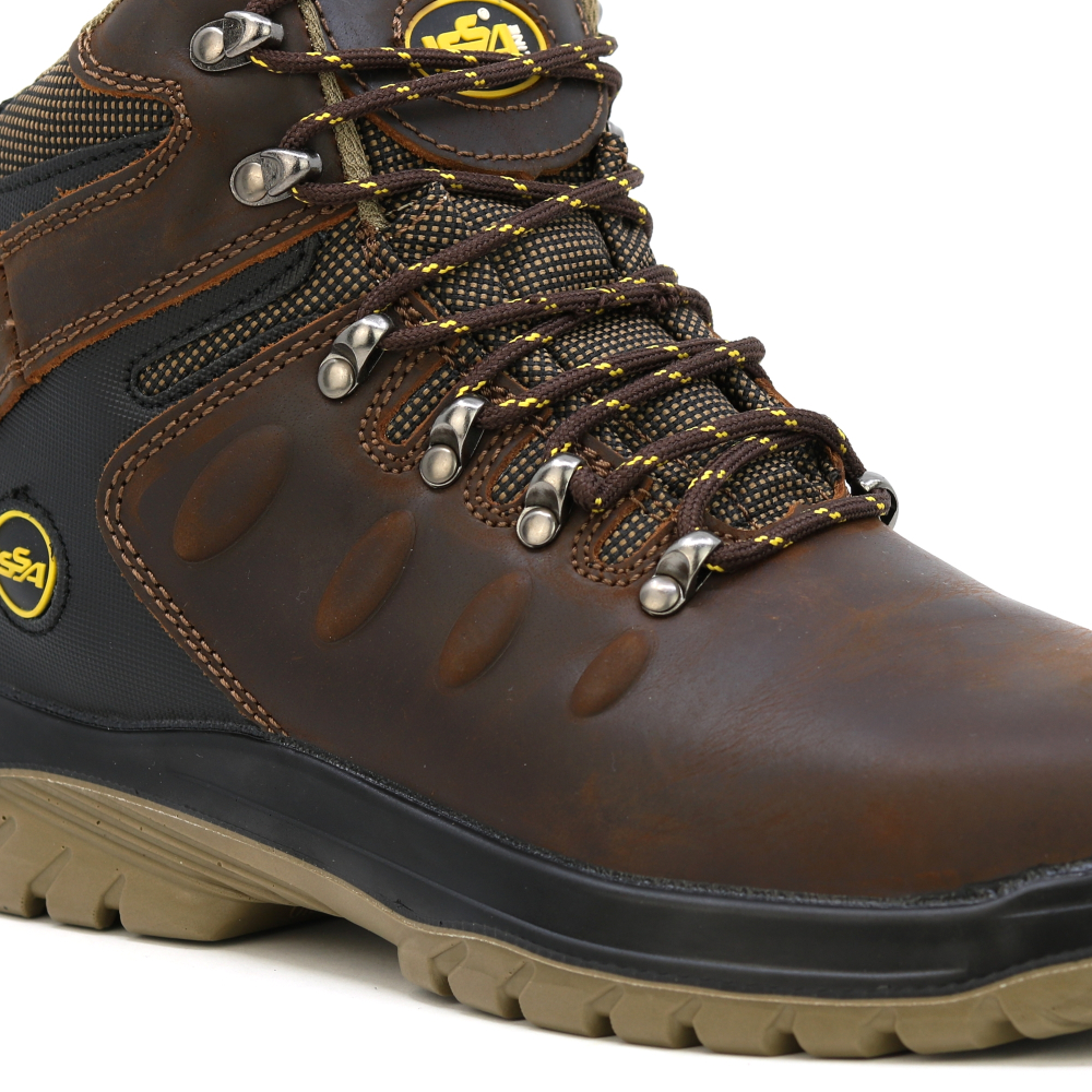 detail Industrial Starter Falcon S3 hnědá pánská bezpečnostní obuv