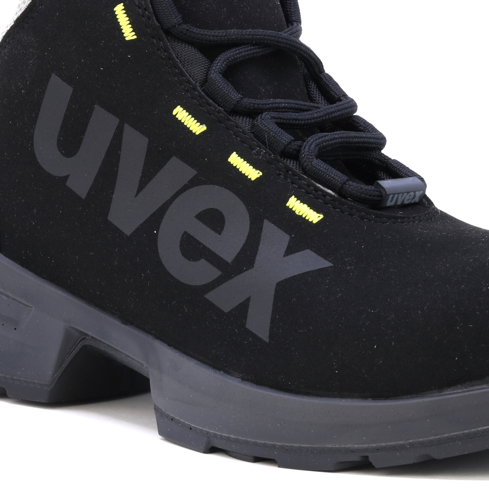 detail UVEX 1 Duo S2 65639 černá pánská pracovní obuv šíře 12