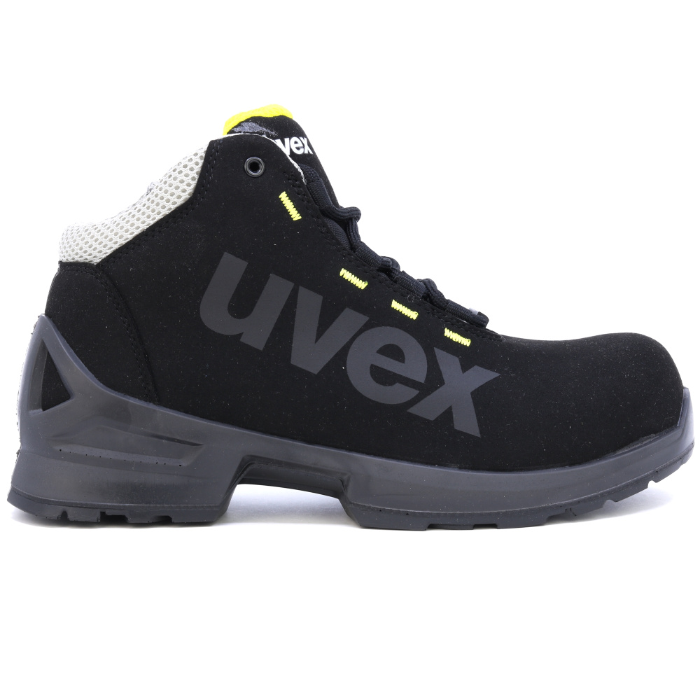 detail UVEX 1 Duo S2 65639 černá pánská pracovní obuv šíře 12