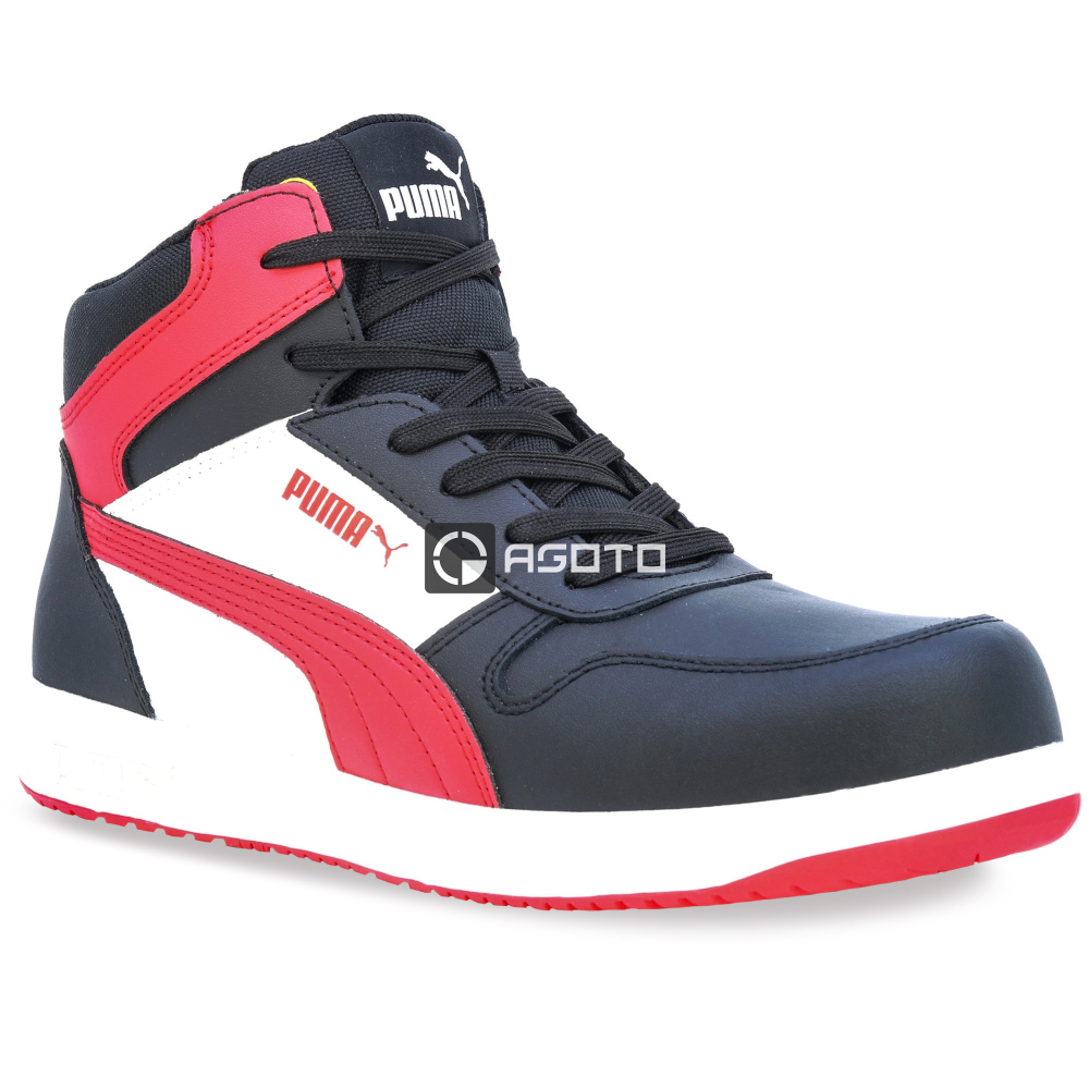 detail PUMA Frontcourt MID S3 černá pánská pracovní obuv