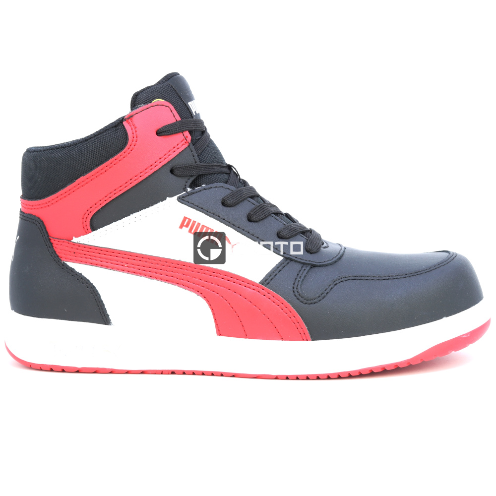 detail PUMA Frontcourt MID S3 černá pánská pracovní obuv