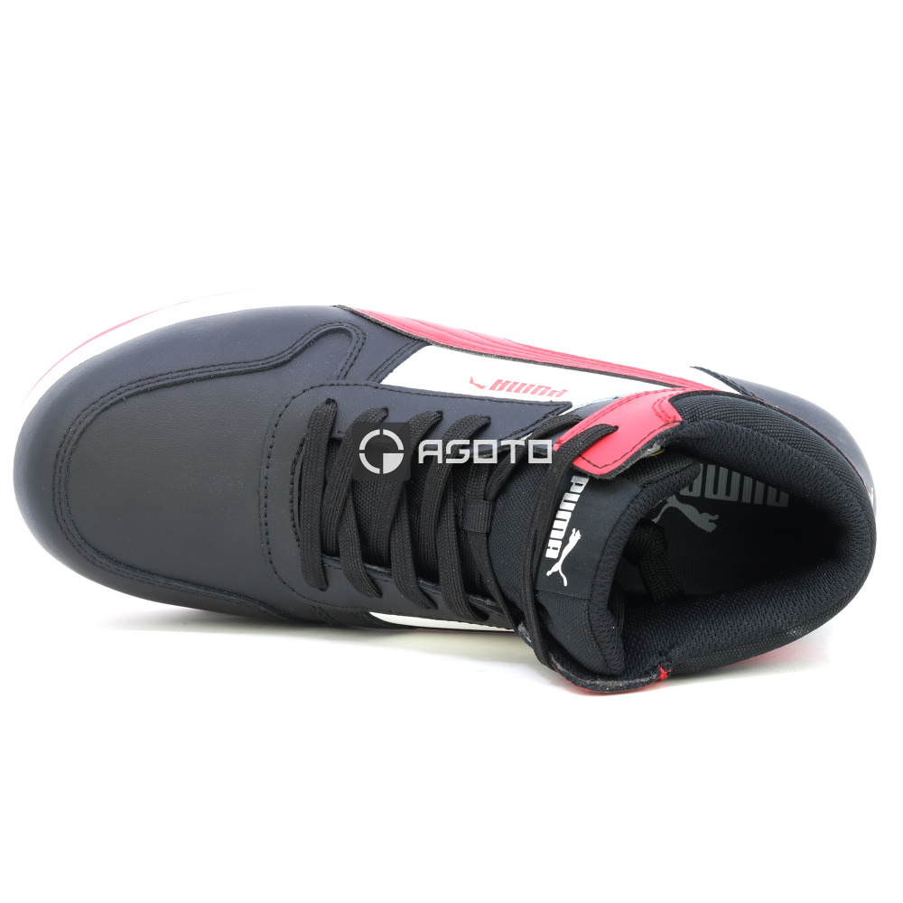 detail PUMA Frontcourt MID S3 černá pánská pracovní obuv