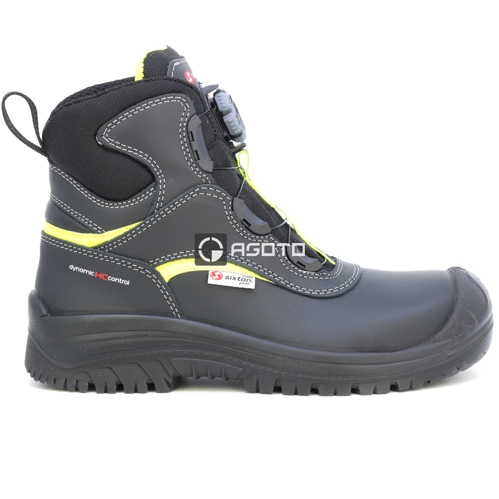 detail SIXTON ROLING BOA® černá pánská holeňová pracovní obuv