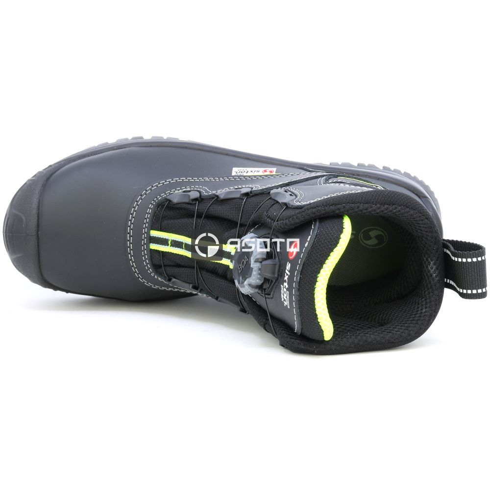detail SIXTON ROLING BOA® černá pánská holeňová pracovní obuv