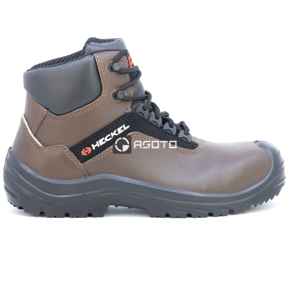 detail HECKEL Suxxeed Offroad High S3 hnědá pánská pracovní obuv