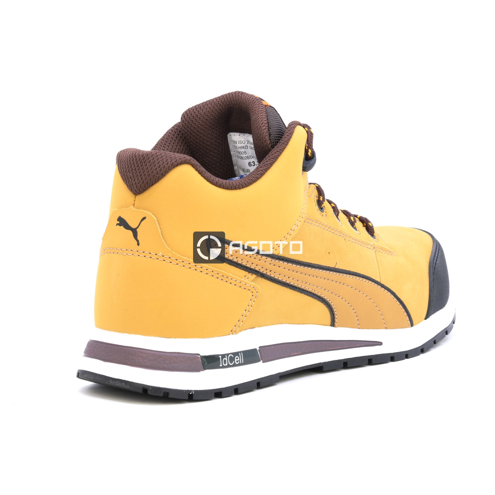 detail PUMA Dash Wheat MID S3 žlutá pánská pracovní obuv
