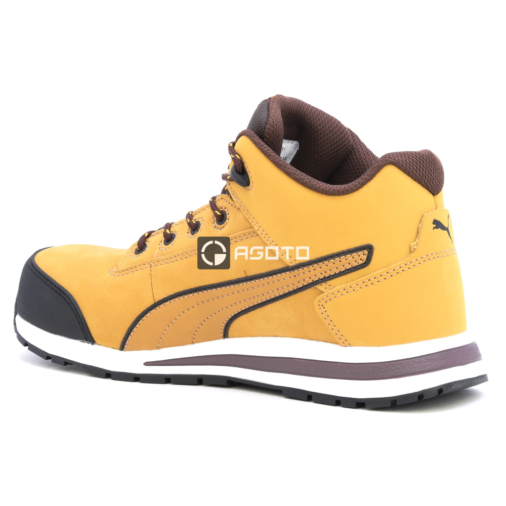 detail PUMA Dash Wheat MID S3 žlutá pánská pracovní obuv