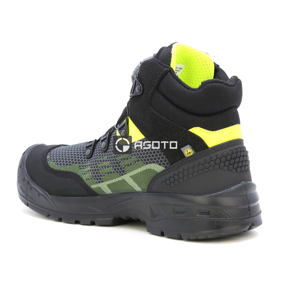 detail SIXTON Sestriere S3 BOA ESD černá pánská pracovní obuv