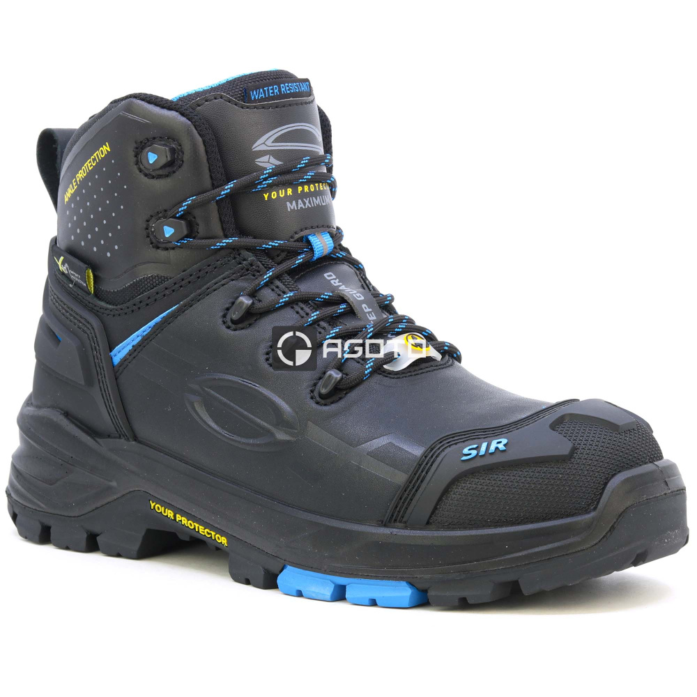 detail SIR Level UP S3 černá pánská pracovní obuv