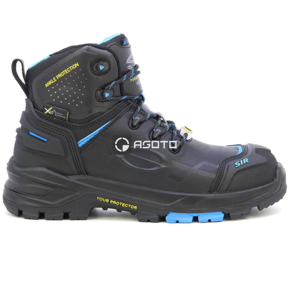 detail SIR Level UP S3 černá pánská pracovní obuv