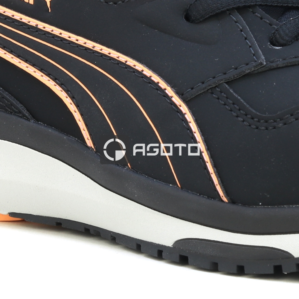 detail Puma Safety Stepper S3 ESD dámská pracovní obuv černá kotník lehká pohodlná