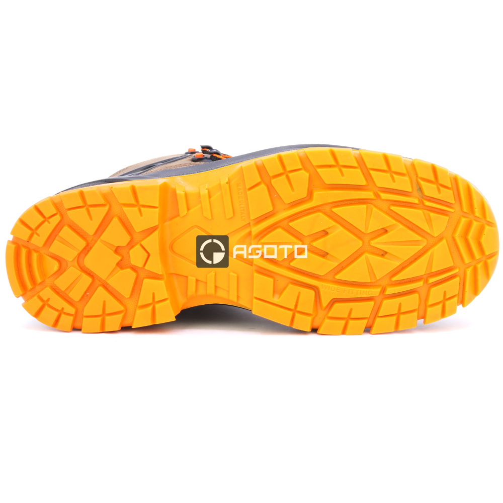 detail BICAP Seal Mid S3 hnědá pánská pracovní obuv + ventilační systém Pro Air