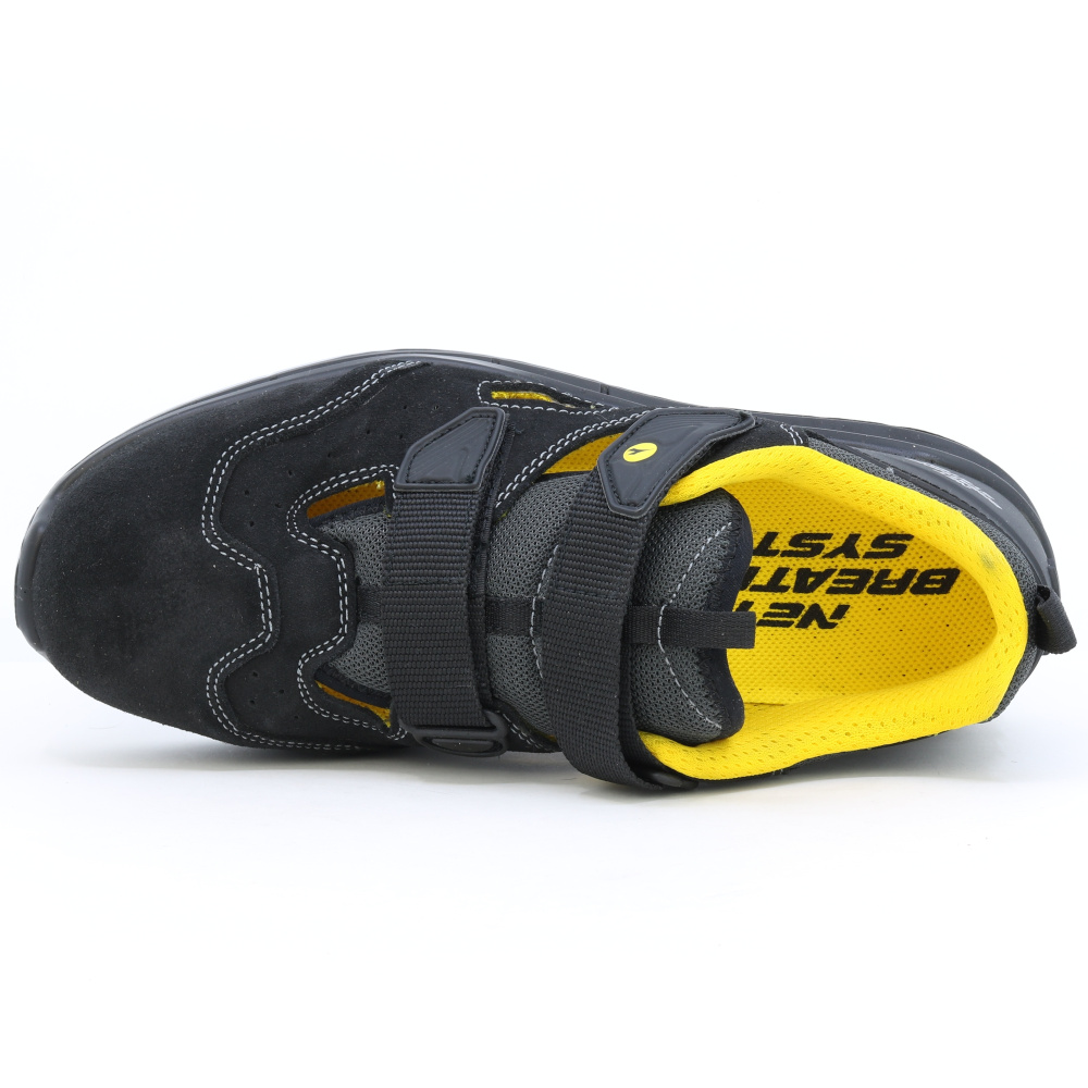 detail DIADORA Run Airbox S1P černá pánská pracovní obuv, která dýchá - Geox