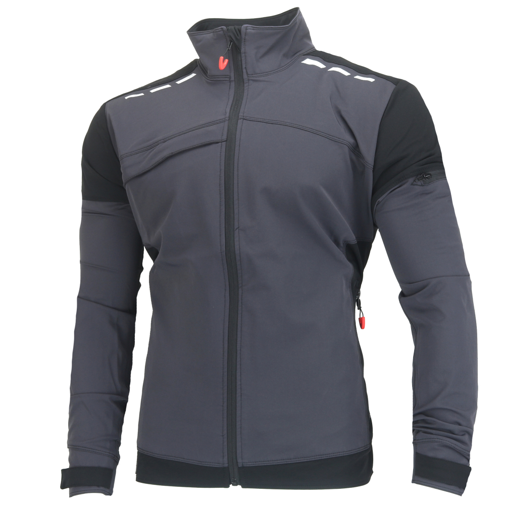 detail COFRA Javre pánská šedá softshell pracovní bunda