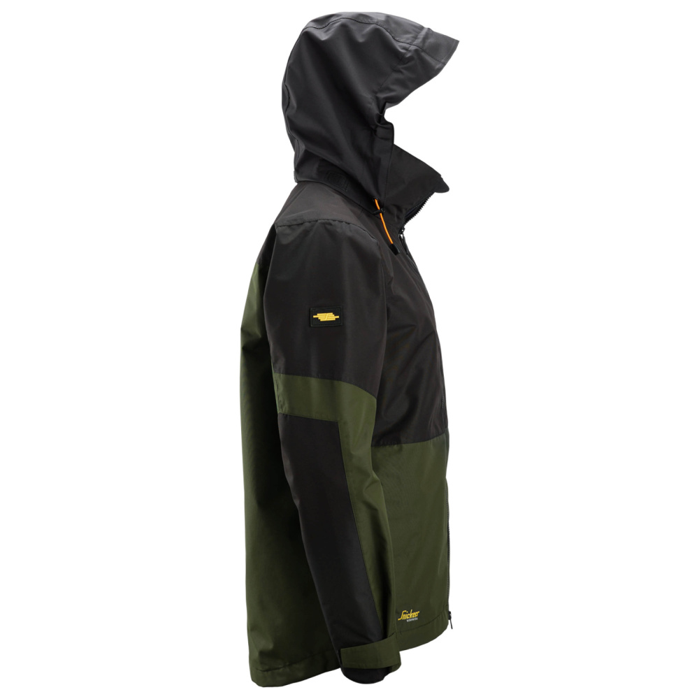 detail SNICKERS GT Work olivová pánská nepromokavá outdoor/work bunda
