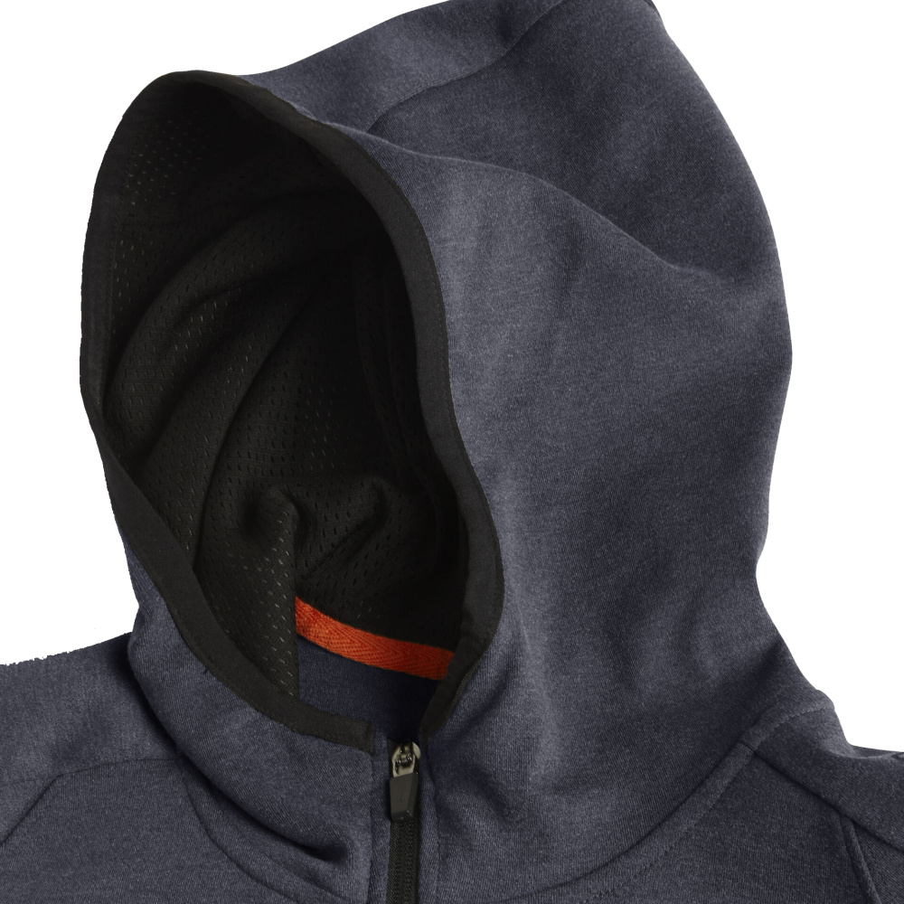 detail DIADORA Cross FZ šedá pánská mikina/bunda