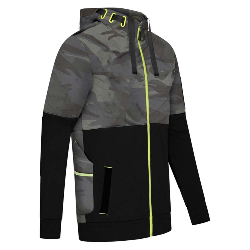 detail NORTH WAYS Daro černá pánská pracovní mikina/bunda