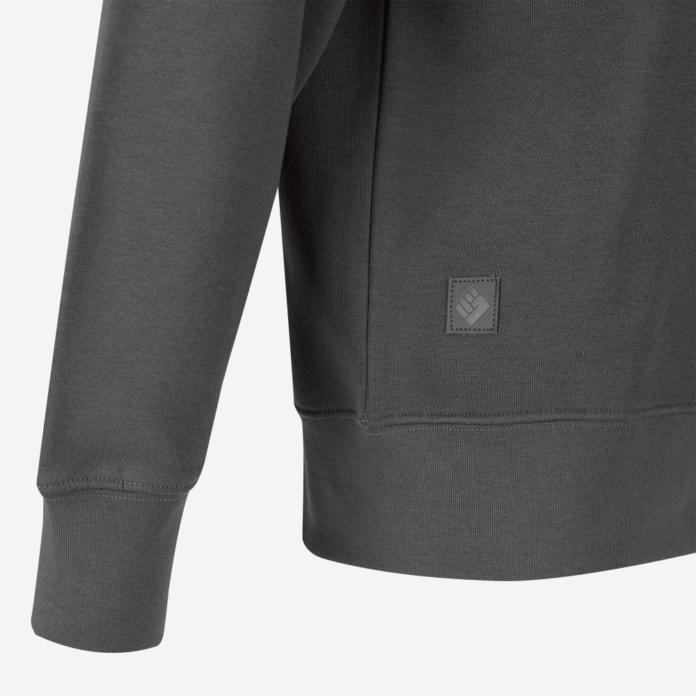 detail TOWORKFOR Sweatshirt šedá pánská rychleschnoucí mikina pro skvělý komfort