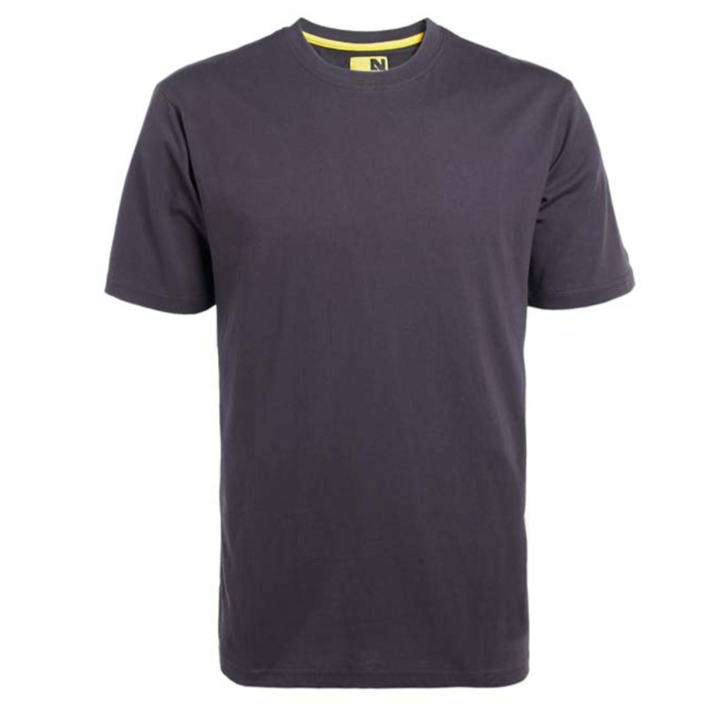 detail NORTH WAYS Duck šedé pánské pracovní triko 100% Ba