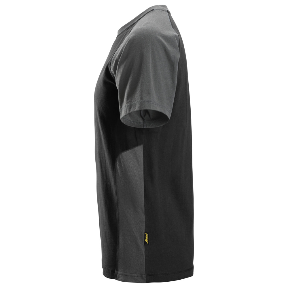 detail SNICKERS černošedé pánské raglánové triko 100% Ba