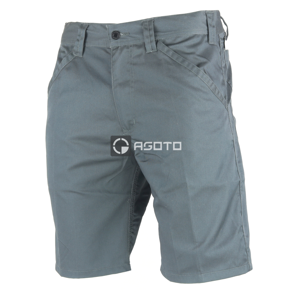 detail CATERPILLAR Jobshort šedé pánské pracovní kraťasy