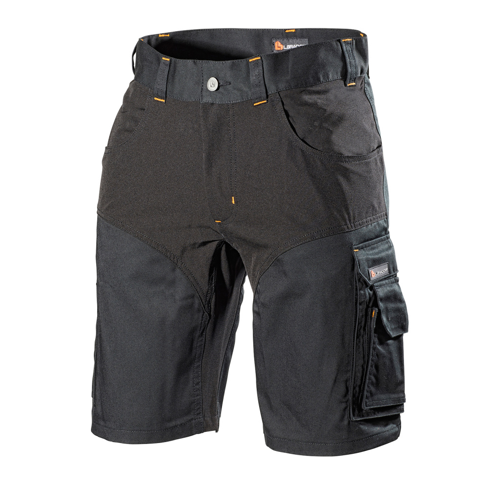 detail LBRADOR SWEDEN 1490PB Omnio černé pánské pracovní kraťasy