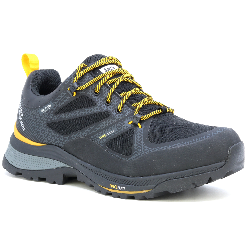 detail Jack Wolfskin Force Striker pánská černá outdoor obuv Texapore membrána