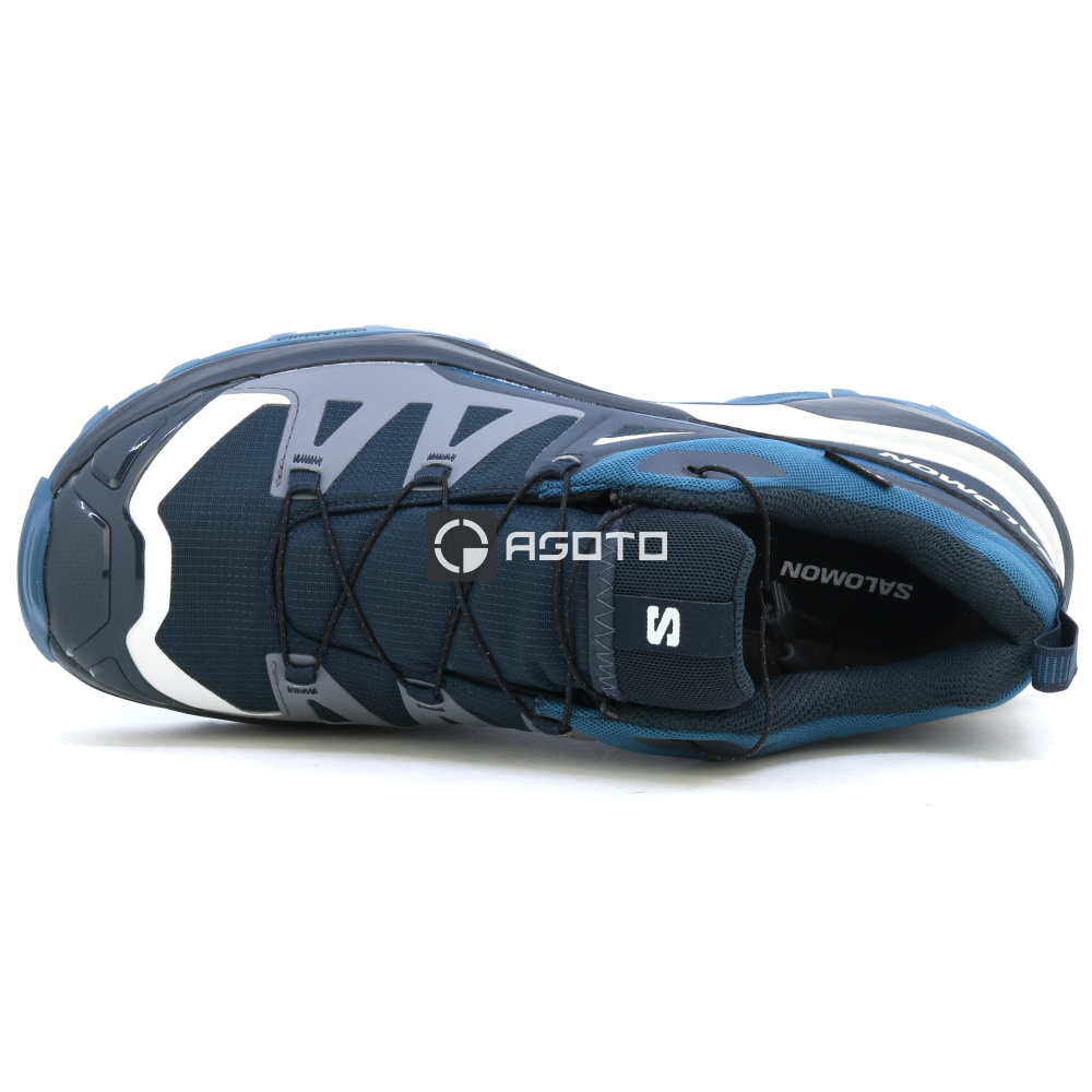 detail SALOMON X Ultra 360 GTX Carbon modrá pánská outdoor obuv Goretex membrána