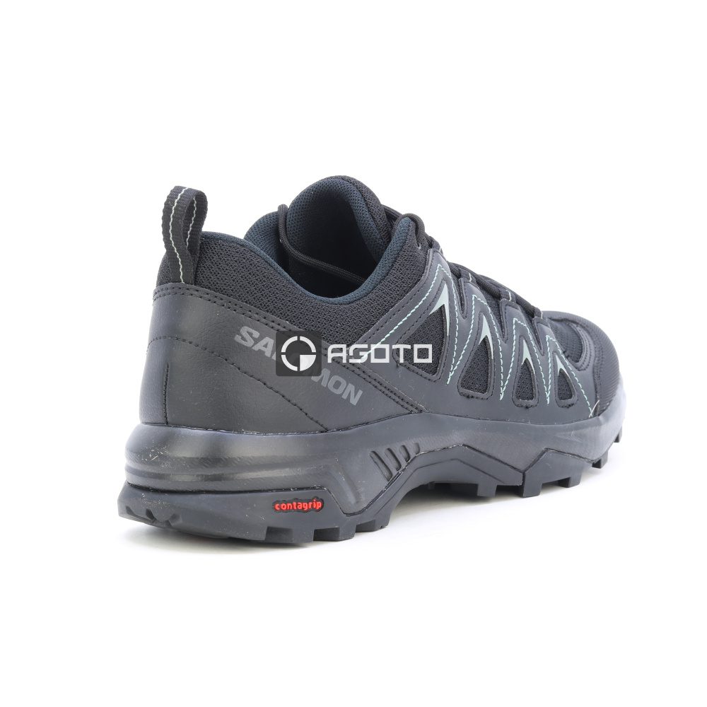 detail SALOMON X Braze black černá pánská outdoor obuv