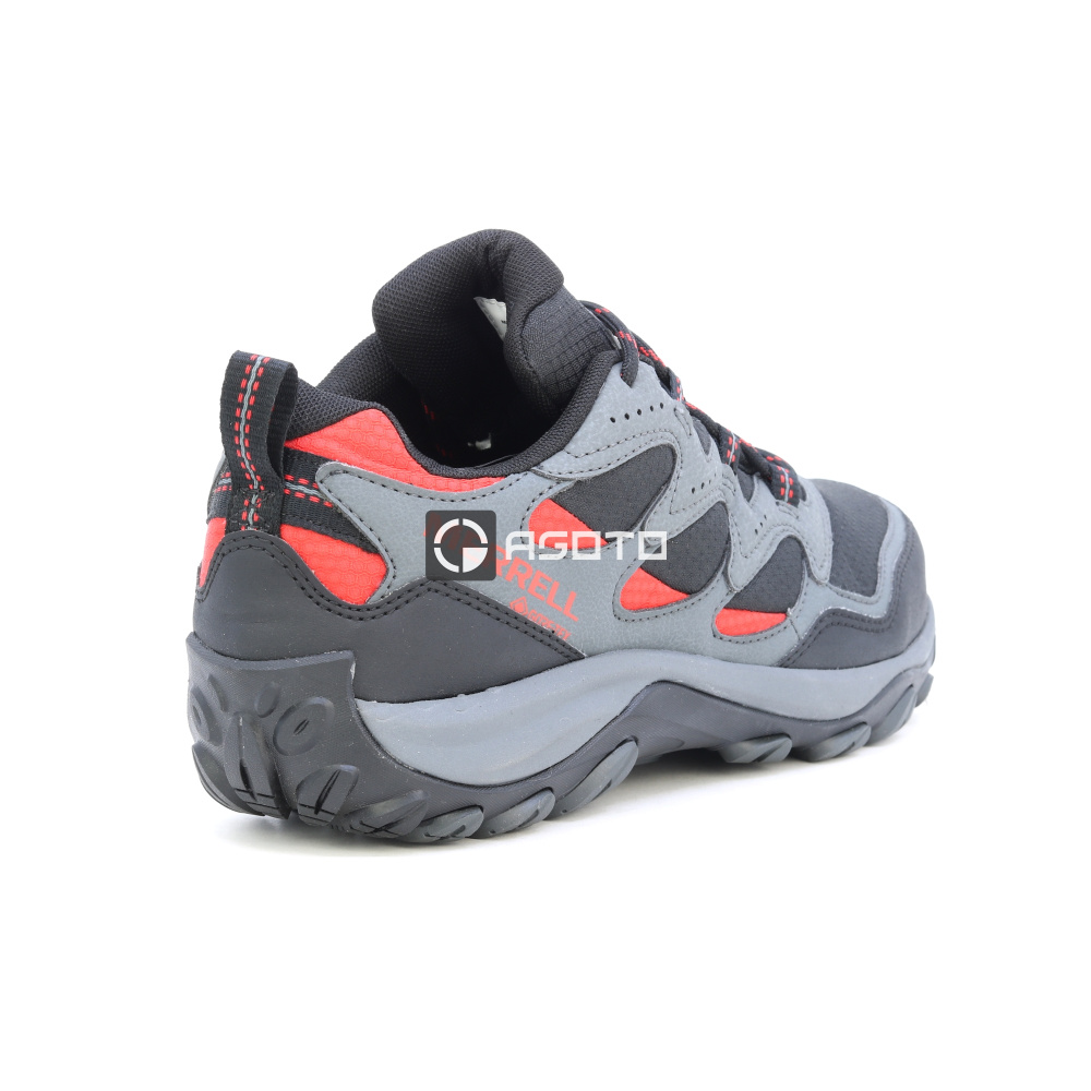 detail MERRELL West Rim Sport GTX černá pánská outdoor obuv Goretex membrána