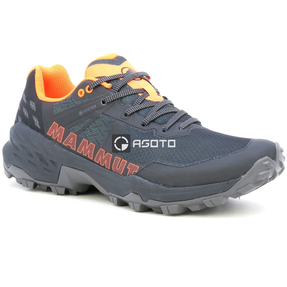 detail MAMMUT Sertig II Low GTX černá pánská outdoor obuv Goretex membrána