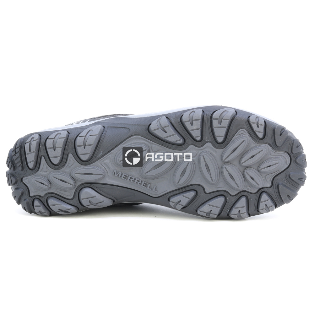 detail MERRELL Accentor 3 E-Mesh černá pánská outdoor obuv