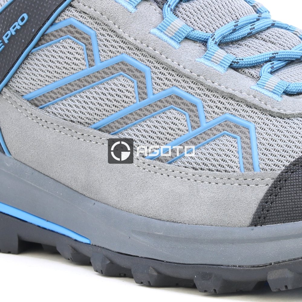 detail ALPINE PRO Semte šedá pánská outdoor obuv PTX membrána