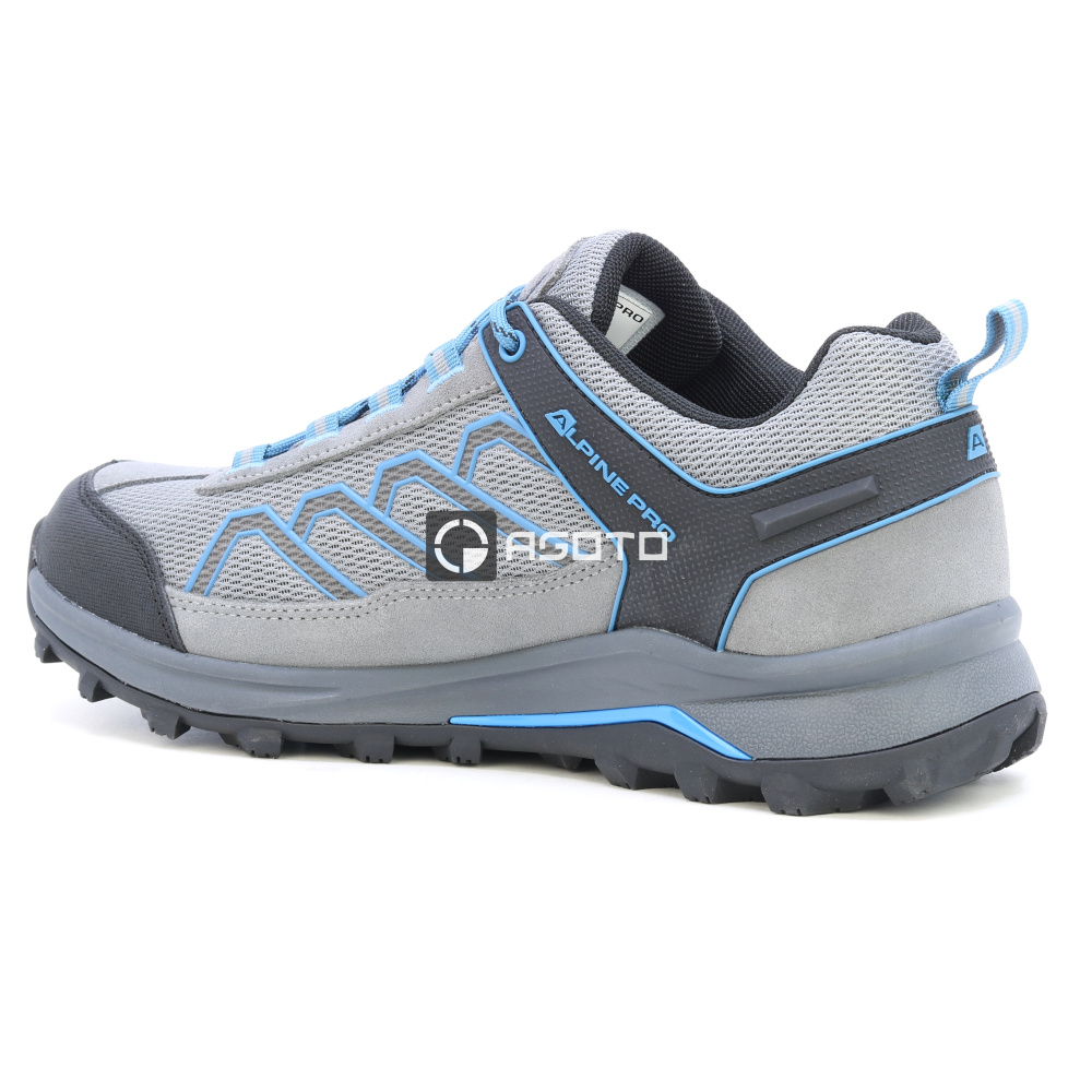 detail ALPINE PRO Semte šedá pánská outdoor obuv PTX membrána